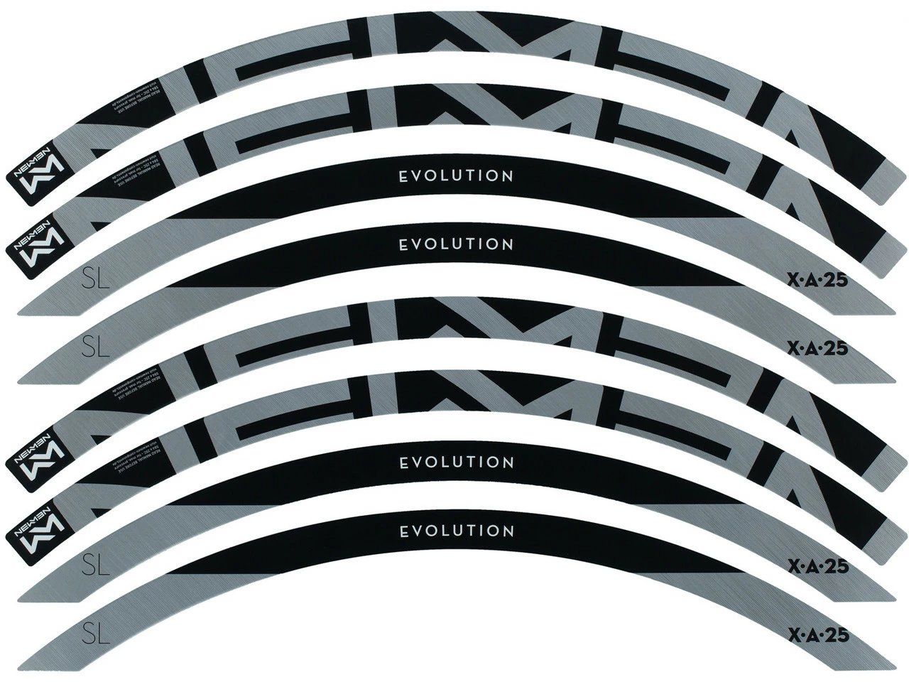 Newmen Felgen Decal Kit X.A.25 3 Newmen Felgen Decal Kit X.A.25